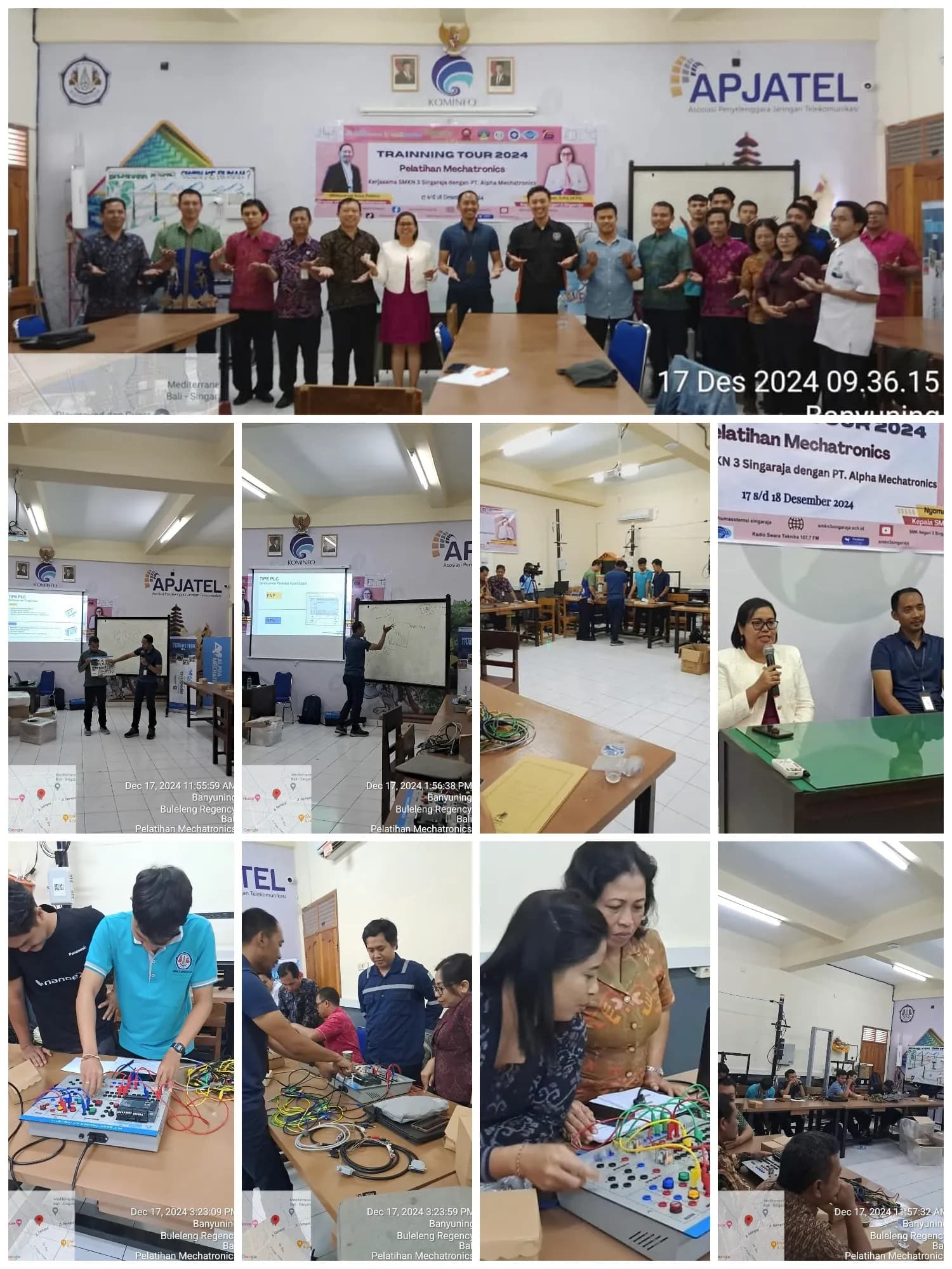 Pelatihan Mechatronics Hari Pertama