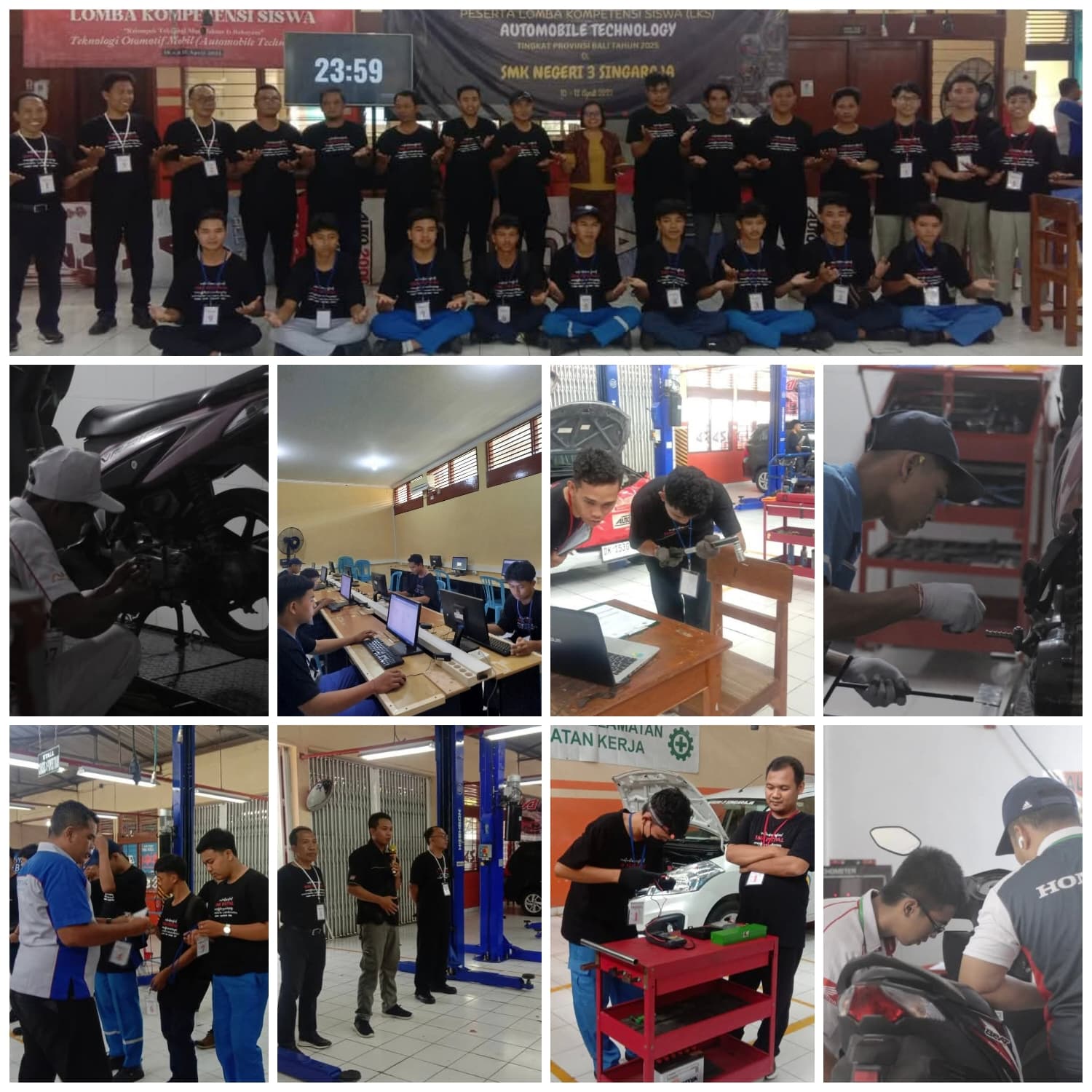 LKS Tingkat Provinsi Bali 2025 Bidang Teknik Otomotif