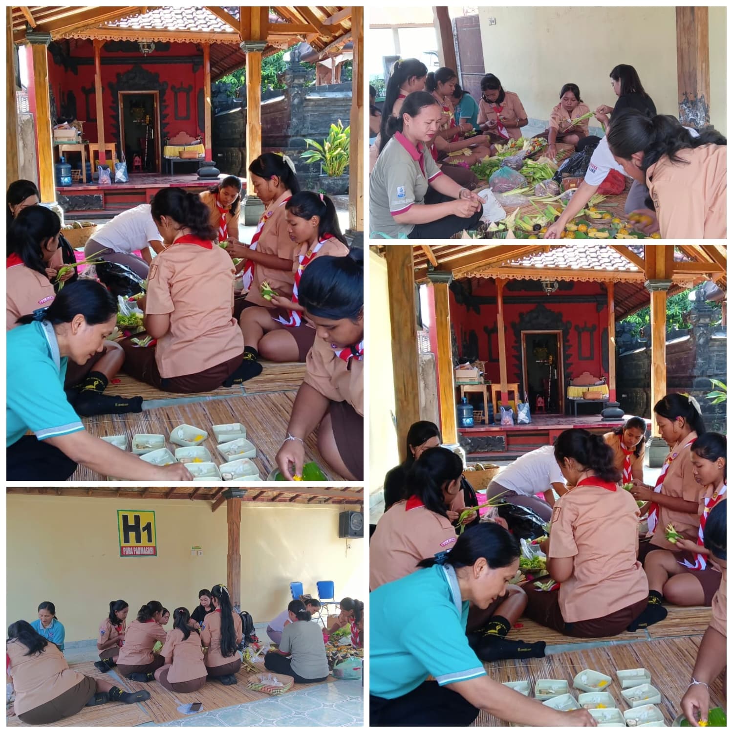 Persiapan Persembahyangan Tumpek Krulut