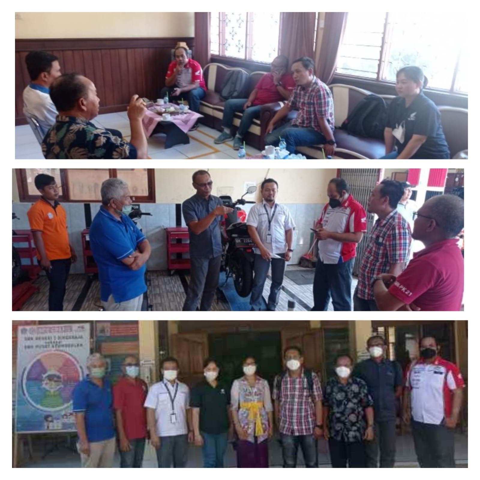 NAIK LEVEL PENETAPAN TUK SMKN 3 SINGARAJA TERVERIFIKASI OLEH AHM DAN ASTRA MOTOR BALI