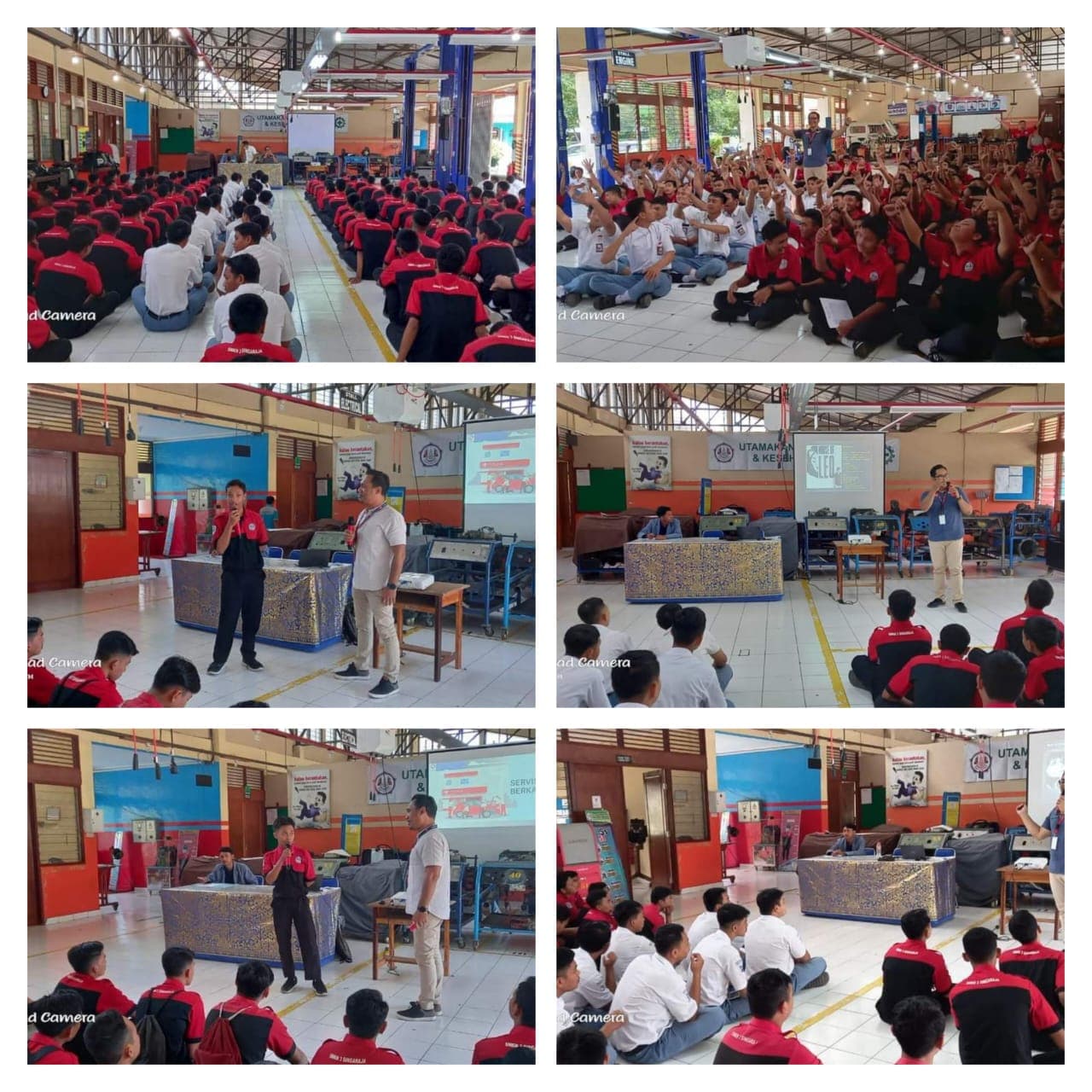 SOSIALISASI AGUNG TOYOTA SINGARAJA di SMKN 3 SINGARAJA