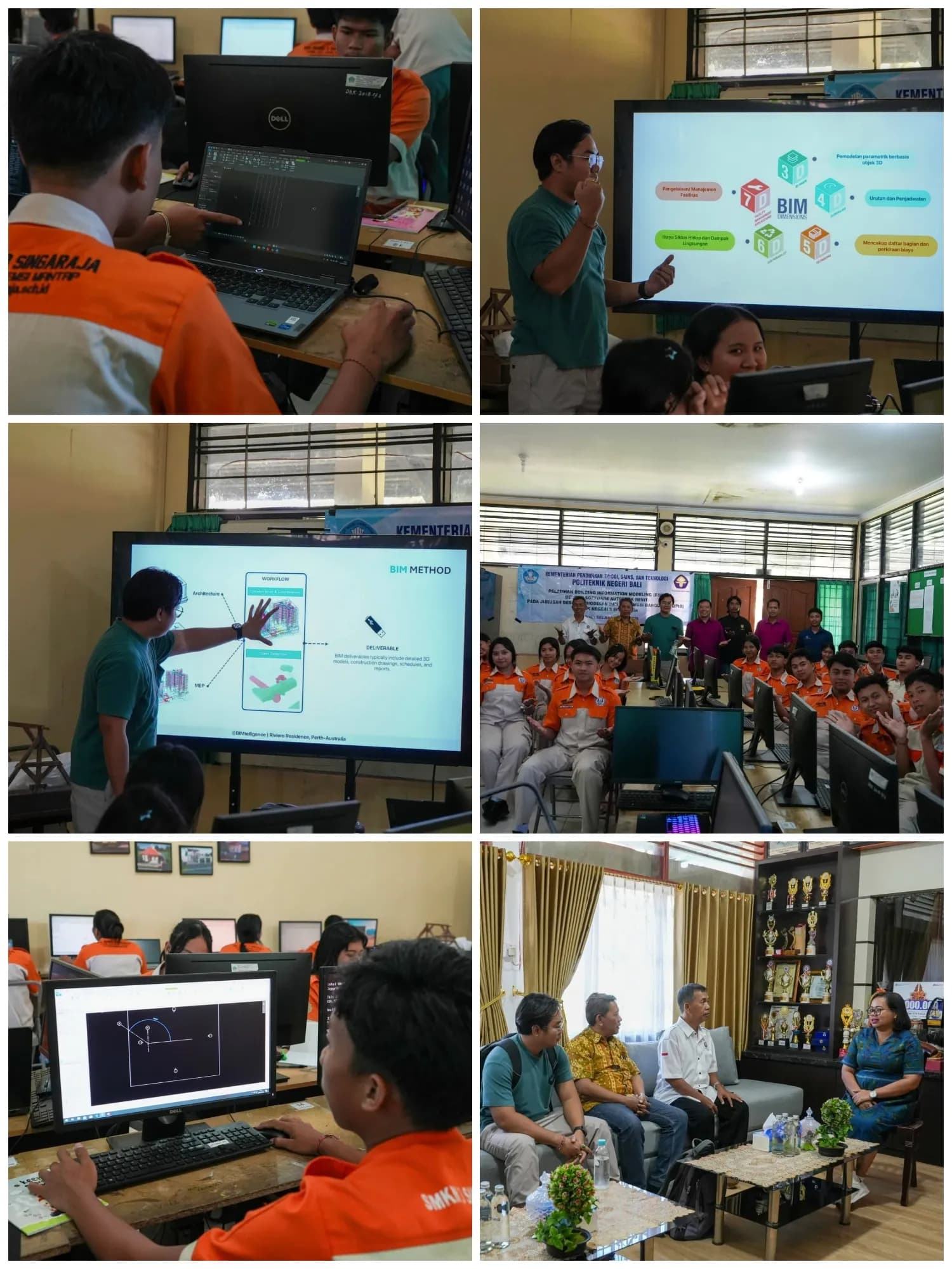 Pelatihan Building Information Modeling Kosentrasi Keahlian DPIB