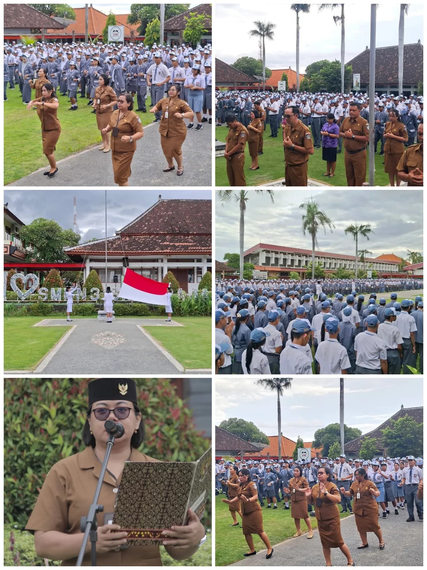 Pagi Ceria Hari Pertama Sekolah