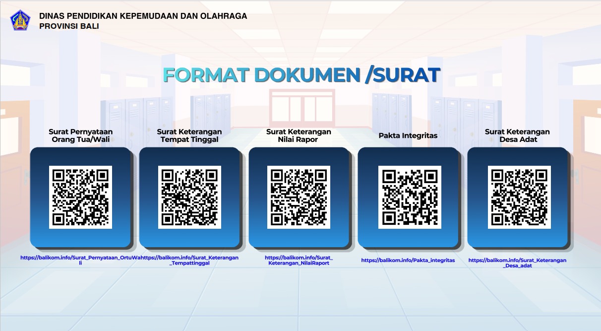 Format Dokumen Pendukung